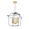 Cwi Lighting Tudor 6 Light Chandelier With Satin Gold & Black Finish