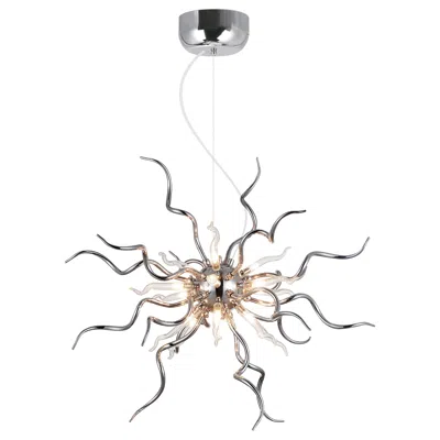 Cwi Lighting Twist 15 Light Chandelier With Chrome Finish