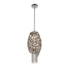 Cwi Lighting Victoria 2 Light Drum Shade Mini Pendant With Chrome Finish