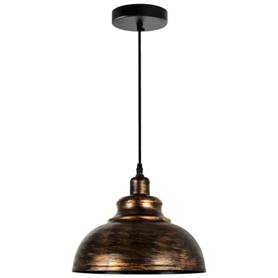 Cwi Lighting Vogel 1 Light Antique Copper Mini Pendant
