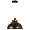Cwi Lighting Vogel 1 Light Down Pendant With Antique Copper Finish In Brown