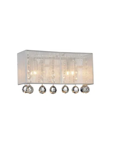 Cwi Lighting Water Drop 3 Light Wall Sconce In Off-white