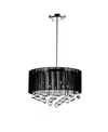 Cwi Lighting Water Drop 6 Light Chandelier In Chrome