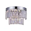 Cwi Lighting Weiss 4 Light Wall Sconce With Chrome Finish