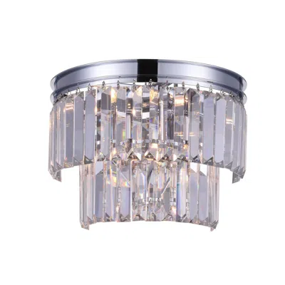 Cwi Lighting Weiss 4 Light Wall Sconce With Chrome Finish