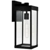 Cwi Lighting Windsor 1 Light Black Outdoor Wall Light