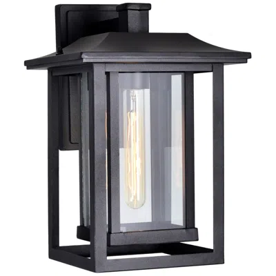 Cwi Lighting Winfield 1 Light Black Outdoor Wall Light