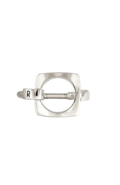 Cxc Aldaba Bracelet In Silver