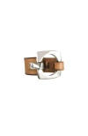 Cxc Aldaba Leather Bracelet In Brown
