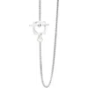 Cxc Aldaba Sliding Necklace In Metallic