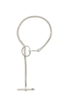 Cxc Amazona Bit Sliding Necklace In Metallic