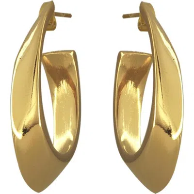 Cxc Aroma Hoop Earrings In Gold