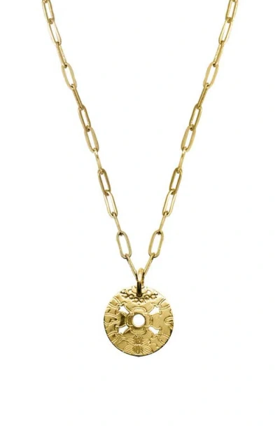 Cxc Commet Tail Necklace In Gold