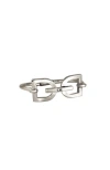 Cxc Dc Stirrup Bracelet In Metallic