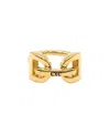 Cxc Dc Stirrup Ring In Gold