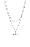 Cxc Mast Necklace In Metallic