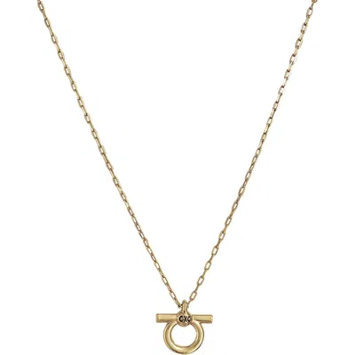Cxc Mini Omega Necklace In Gold