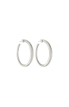 Cxc Orbit Hoop Earrings In Metallic