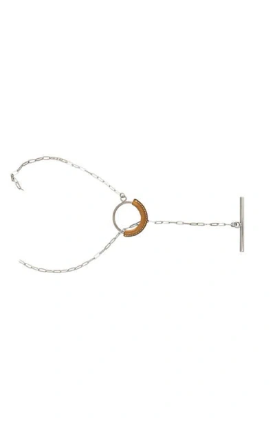 Cxc Origins Sliding Necklace In Silver