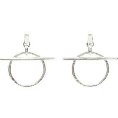 Cxc Origins Slim Earrings In Silver