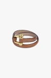 Cxc Shackle Bracelet Roll In Brown