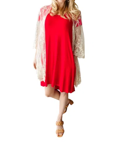 Cy Fashion In The Now Dress In Red