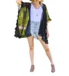 Cy Fashion Leave You Guessing Kimono In Black In Black
