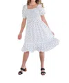 Cy Fashion Sunday Market Dress In White/black In White
