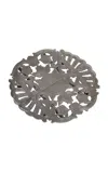 Cy Kitchen - Floral Trivet - Silver