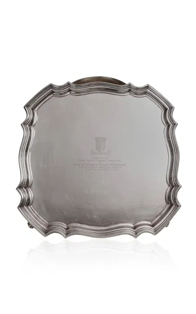 Cy Kitchen - Footed Presentation Tray - Silver