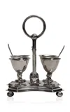Cy Kitchen - Four Egg Cruet Set - Silver