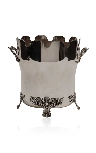 Cy Kitchen - Scalloped Champange Bucket - Silver