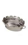 Cy Kitchen - Scalloped Oval Bucket - Silver