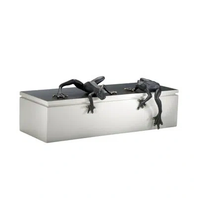 Cyan Design 2 Pieces Iron Frogs Figurine Set