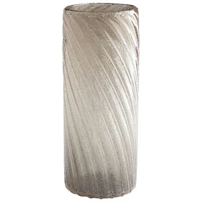 Cyan Design Alexis Gray Glass Table Vase In Neutral