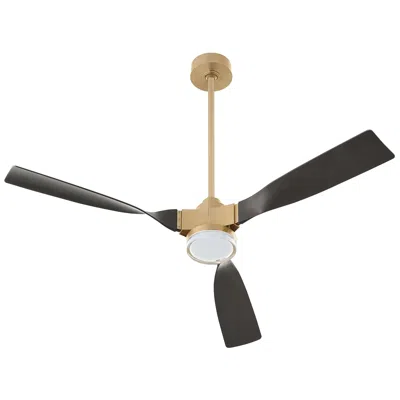 Cyan Design Alisio Ceiling Fan - Aged Brass - Dark Walnut