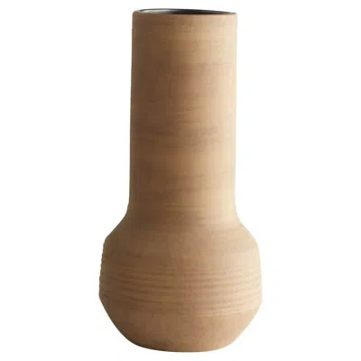 Cyan Design Amphora Handmade Ceramic Table Vase In Brown