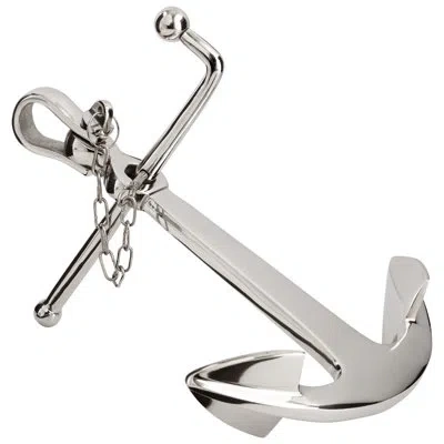 Cyan Design Anchor Aweigh Sculpture In Nickel