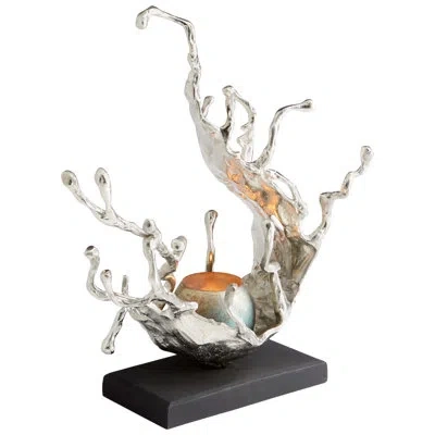 Cyan Design Aqueous Metal Votive In Nickel,black