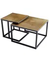 Cyan Design Arca Nesting Tables In Gold