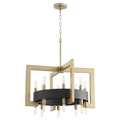 Cyan Design Archibald Chandelier In Natural;noir