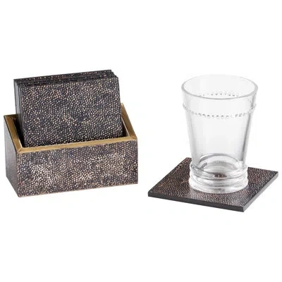 Cyan Design Arless Coaster In Brown;bronze
