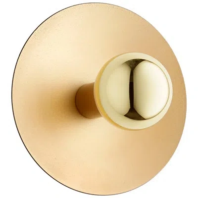 Cyan Design Artemis 1 - Light Noir/gold Leaf Flush Mount