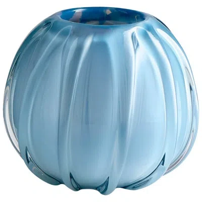 Cyan Design Artic Chill Blue Glass Table Vase