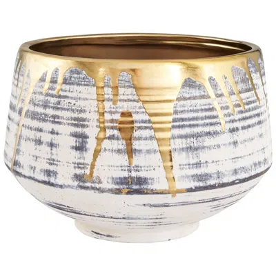 Cyan Design Athenian Bowl -beige-black-gold
