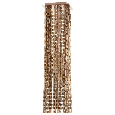 Cyan Design Athropolis 8 - Light 9.75" Flush Mount In Copper,satin Copper