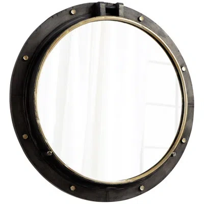 Cyan Design Barrel Industrial Accent Mirror In Oil Rubbed Bronze