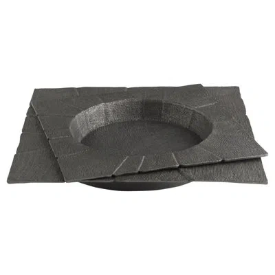 Cyan Design Baxter Cast Aluminum Tray In Antique Pewter