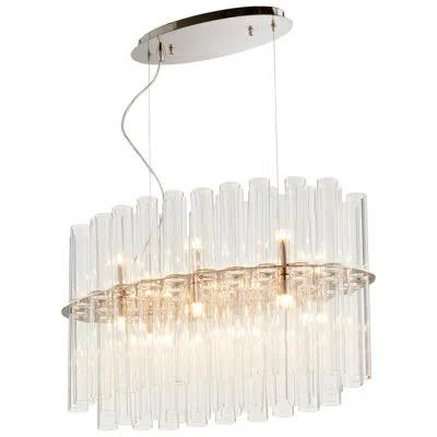 Cyan Design Beaker 12 - Light Kitchen Island Geometric Pendant In Polished Nickel