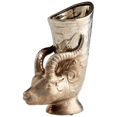 Cyan Design Bharal Gold 17" Ceramic Table Vase